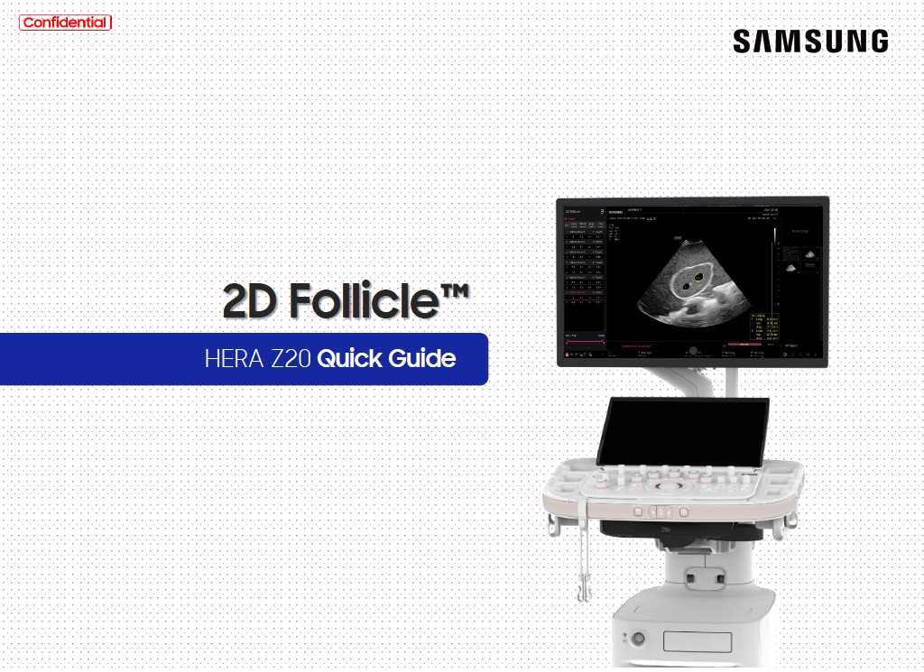Quick Guide on 2D Follicle™ for ovary ultrasound and follicle tracking using HERA Z20