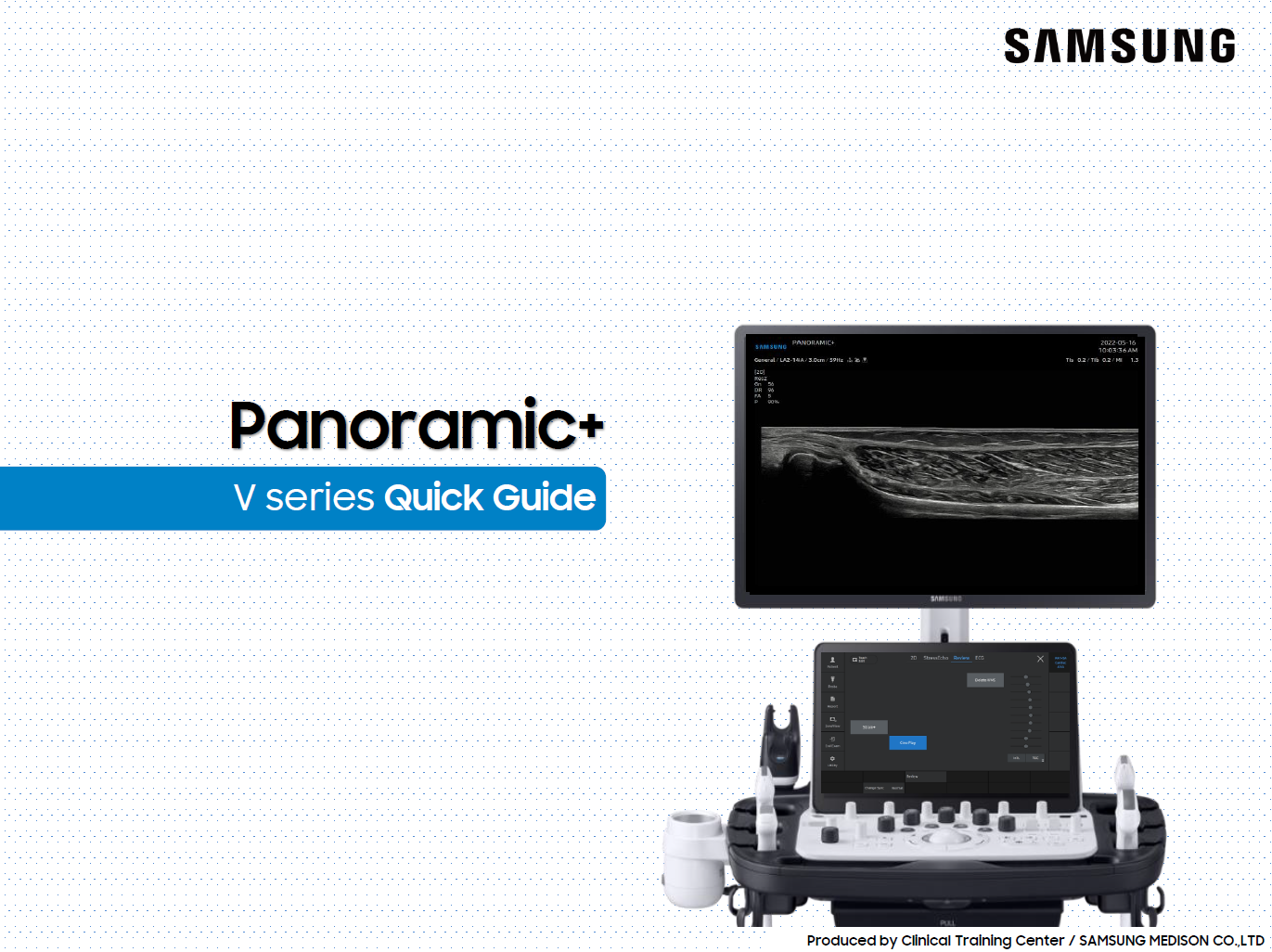 Quick Guide on Panoramic+ for Panoramic Ultrasound on V Series