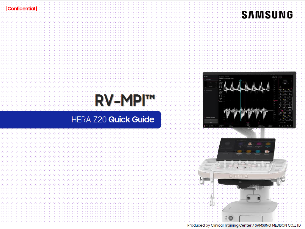 Quick Guide on RV-MPI™ for Fetal Heart Ultrasound on HERA Z20