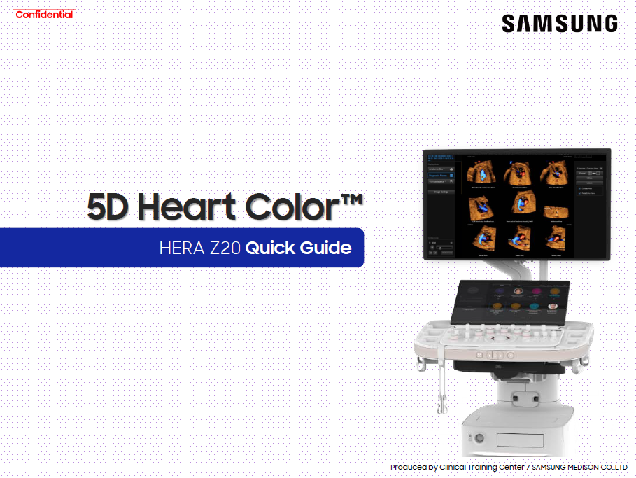 Quick Guide on 5D Heart Color™ for fetal echocardiogram using HERA Z20 and 3D ultrasound