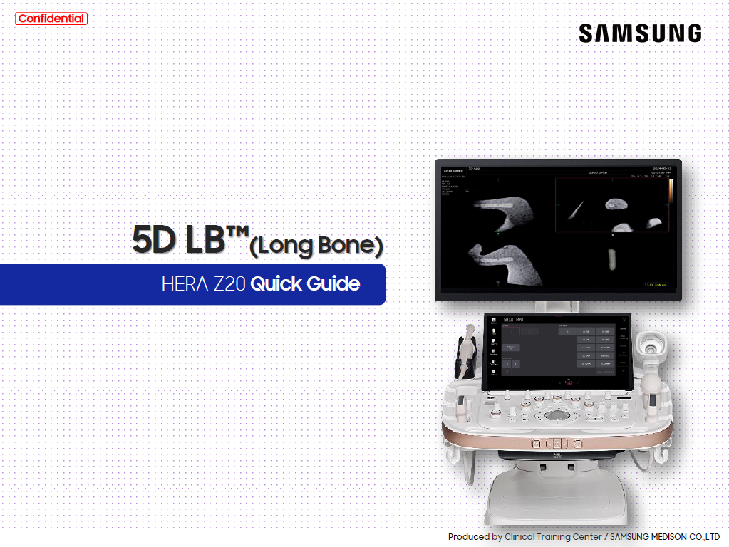 Quick Guide on 5D LB™ for fetal long bone scanning using 3D ultrasound on HERA Z20