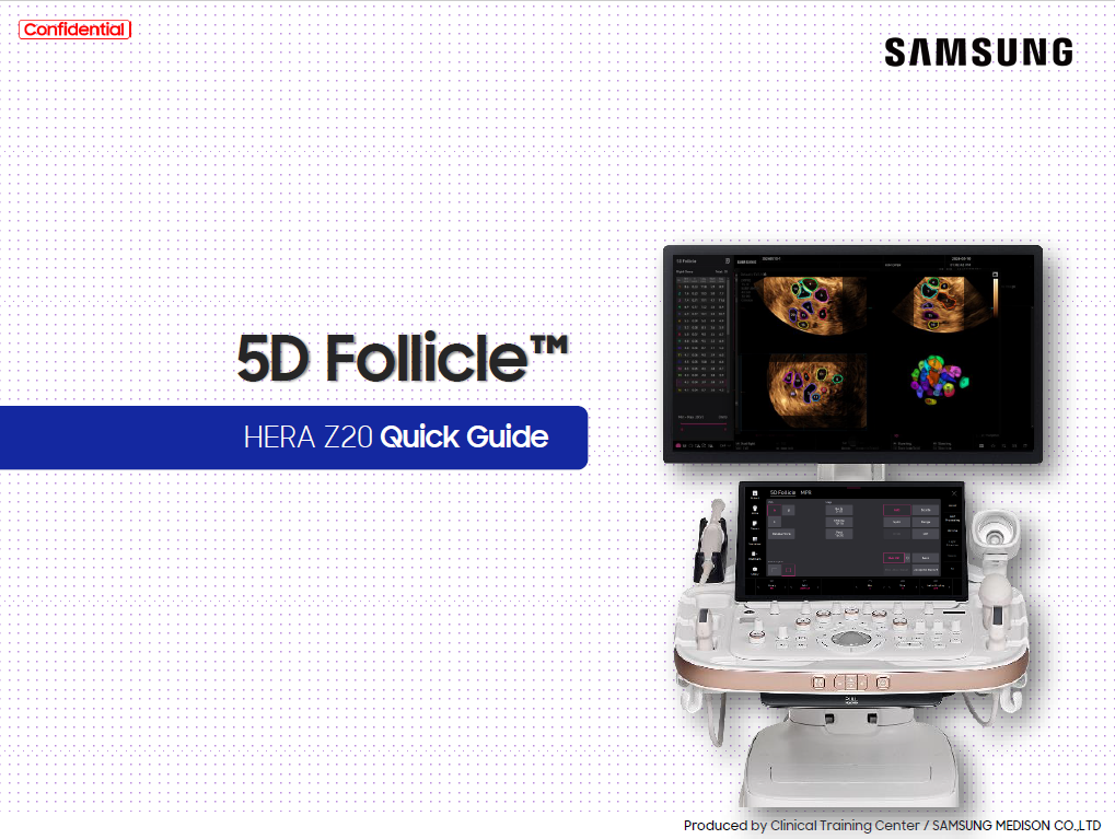 Quick Guide on 5D Follicle™ for ovary ultrasound and follicle tracking using HERA Z20