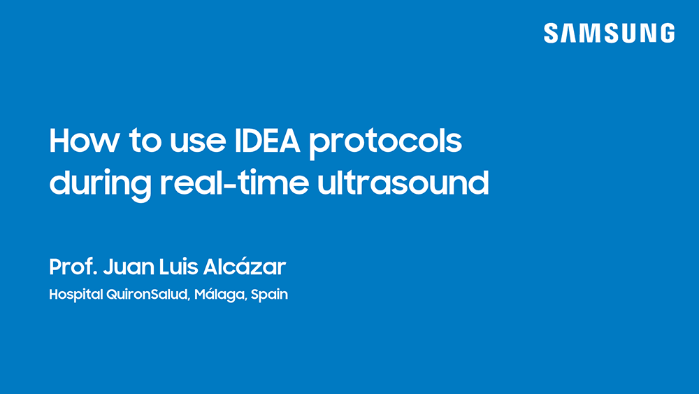 Webinar on endometriosis ultrasound with IDEA protocols during real-time ultrasound