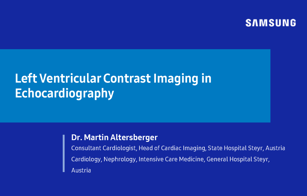 White paper on left ventricular contrast imaging in echocardiography