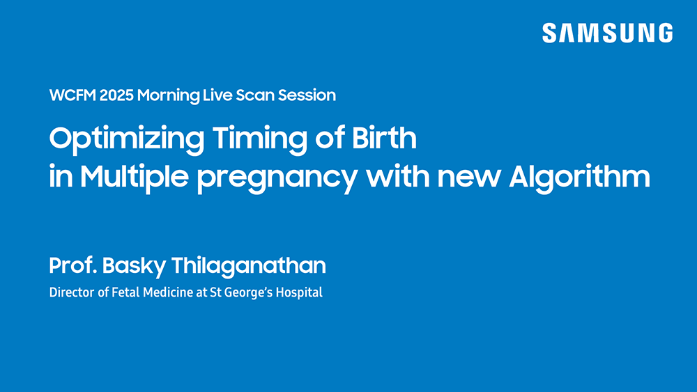 Expert insights presentation on twin pregnancy management featuring evidence-based monitoring and delivery timing strategies