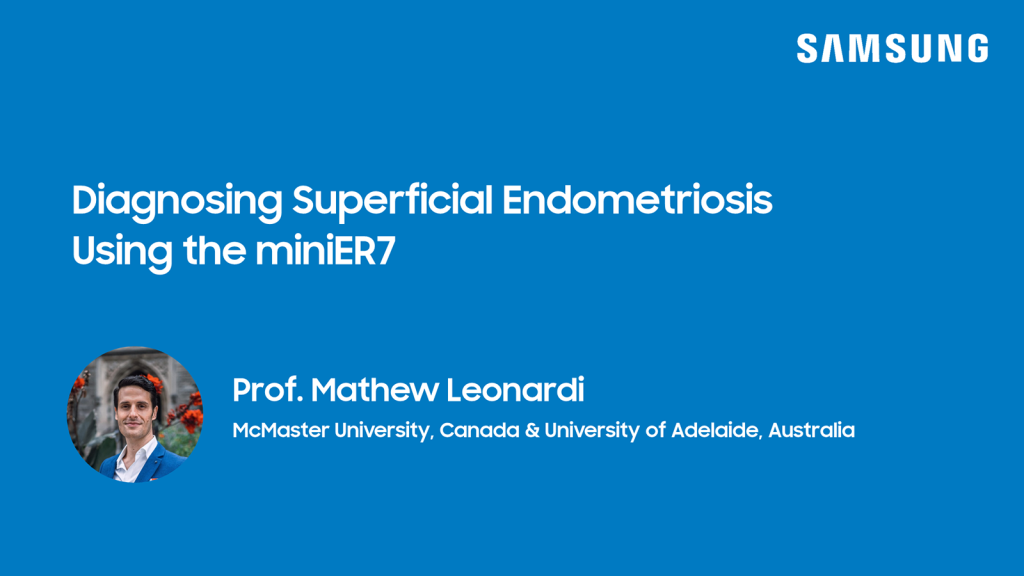 Diagnosing Superficial Endometriosis Using the miniER7