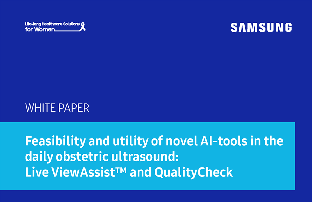 White paper on obstetric ultrasound using Live ViewAssist™ and QualityCheck