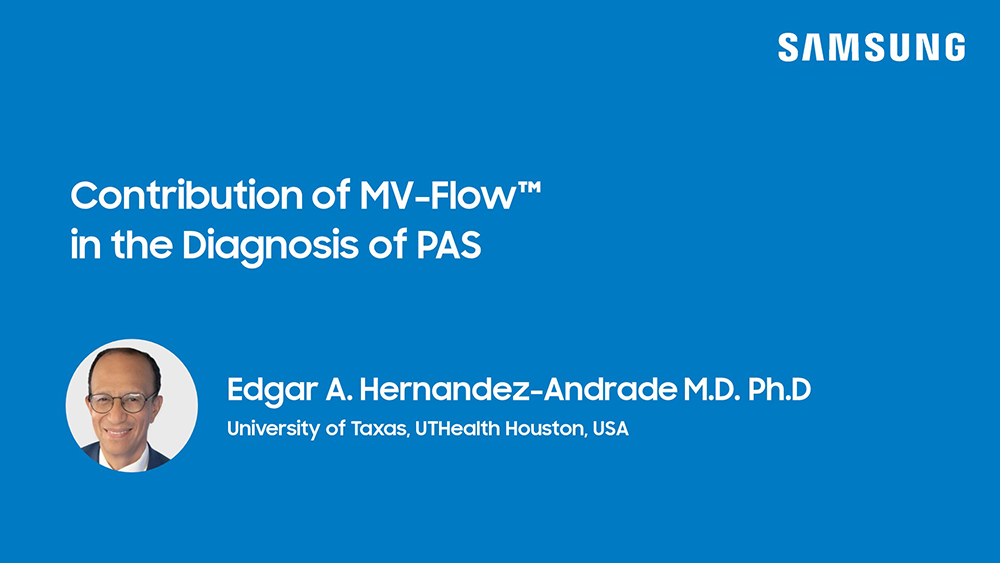 Contribution of MV-Flow™ in the diagnosis of PAS
