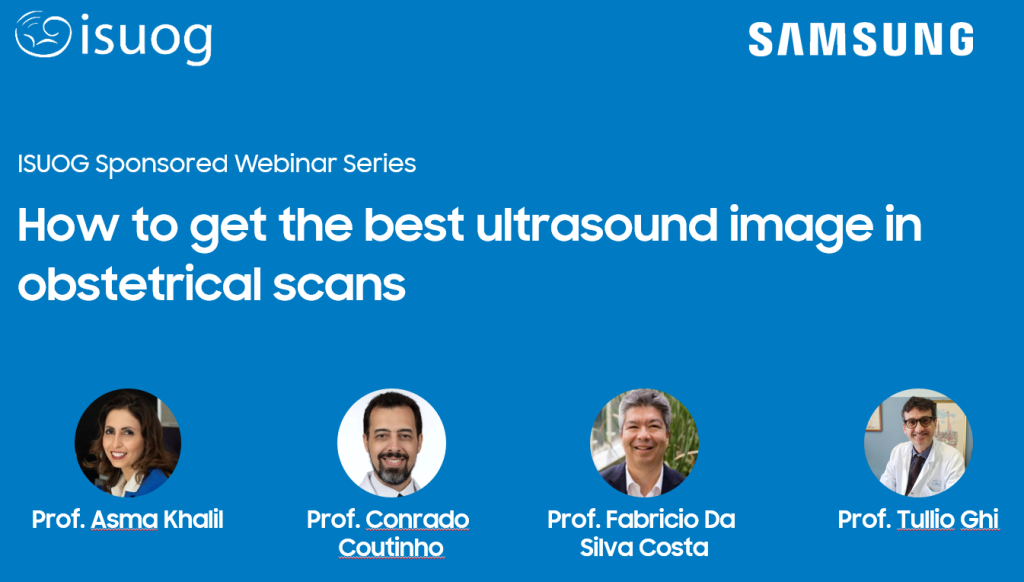 Webinar on obstetric ultrasound imaging and image optimization in obstetrical scans